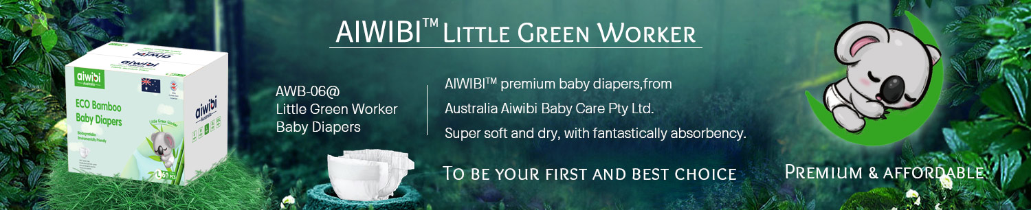 Подгузники младенца Aiwibi наградные бамбуковые с 100% биоразлагаемой бамбуковой тканью