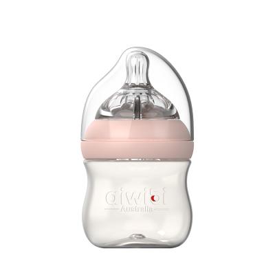 Мягкая силиконовая бутылочка для кормления новорожденных безопасности 120 мл