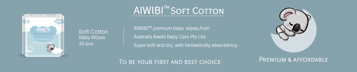 100% Soft Cotton Baby Wipes 30 Pcs