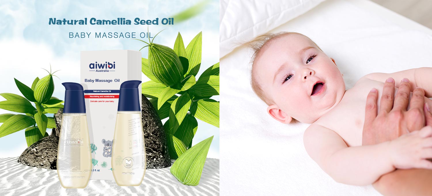 Натуральное массажное масло для младенцев с семенами камелии, расслабляющее и помогающее заснуть